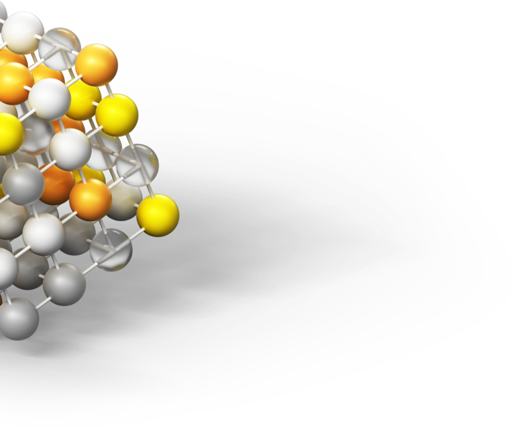 Orange, yellow, while and clear connected geometric shape.